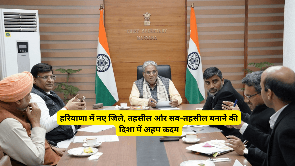हरियाणा में नए जिले
