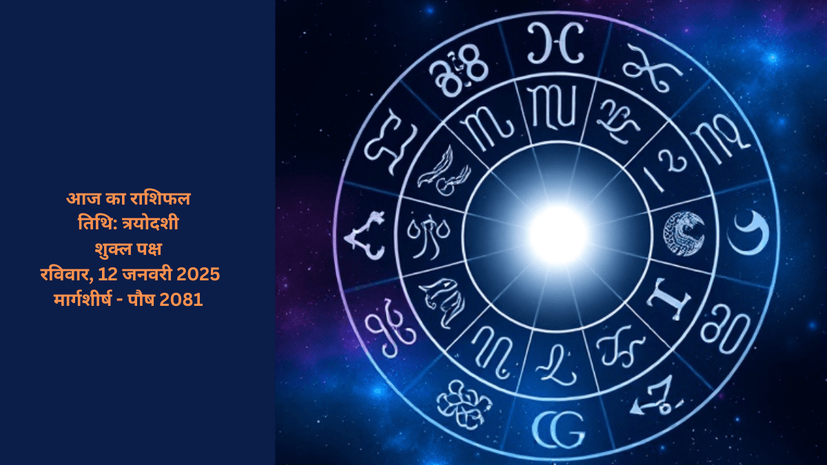 आज का राशिफल – रविवार, 12 जनवरी 2025